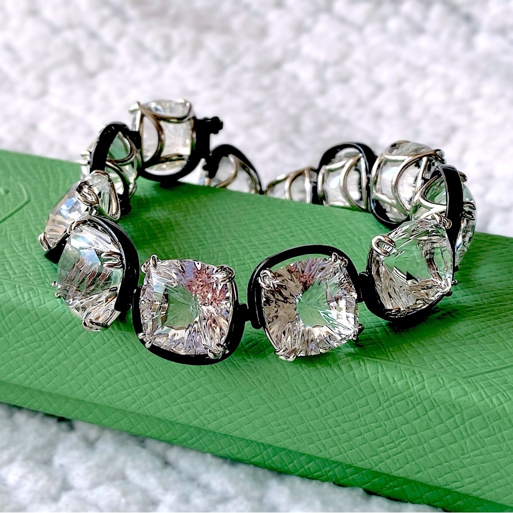 Swarovski “Harmonia” Cushion Cut Crystal Flex Bracelet